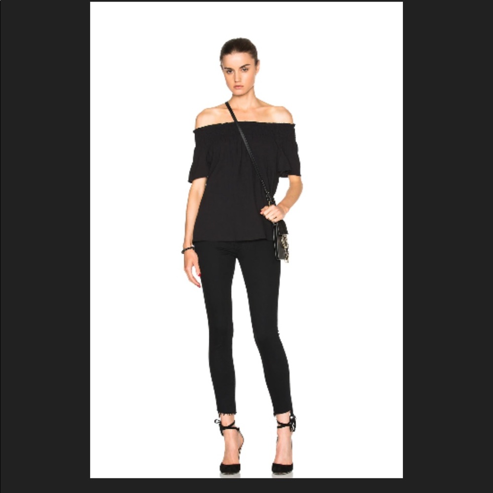 MOTHER size 27 stunner zip angle step fray jean